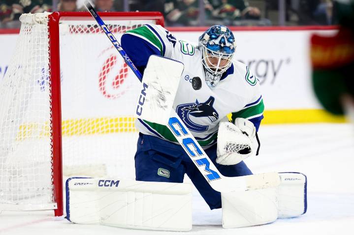 Canucks goaltender Demko won’t dress against Blue Jackets