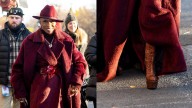 Cynthia Erivo Towers in Platform Boots at Macy's Thansgiving Parade
