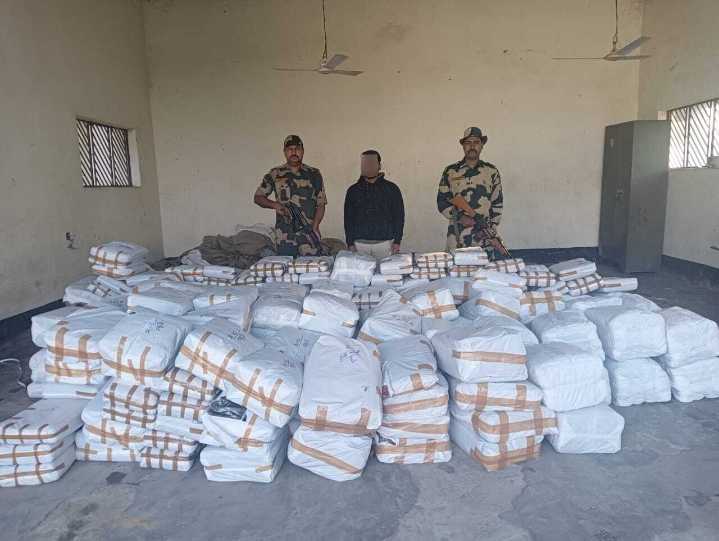 BSF & Customs seize goods worth Rs 73.89 lakh at Sabroom