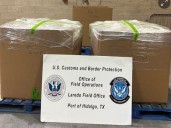 Funcionarios en la frontera de EEUU y México incautaron USD 10,3 millones en metanfetamina escondida en un cargamento de lechuga