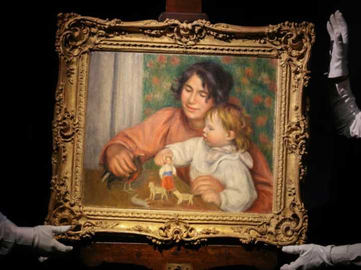 Subastan por precio récord un cuadro inédito de Pierre-Auguste Renoir y recuperan otro que había sido robado por los nazis