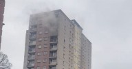 Edinburgh flat bursts into flames as smoke seen billowing from high