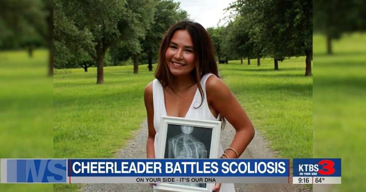 Airline High School cheerleader encourages 'Curvy Girls' with scoliosis