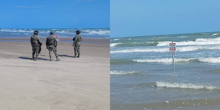 Esto dijo la Marina sobre letreros hallados en Playa Bagdad, en Tamaulipas