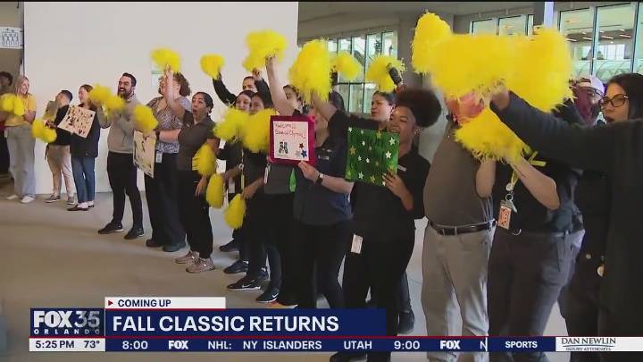 Special Olympics athletes arrive in Orlando for Florida Fall Classic