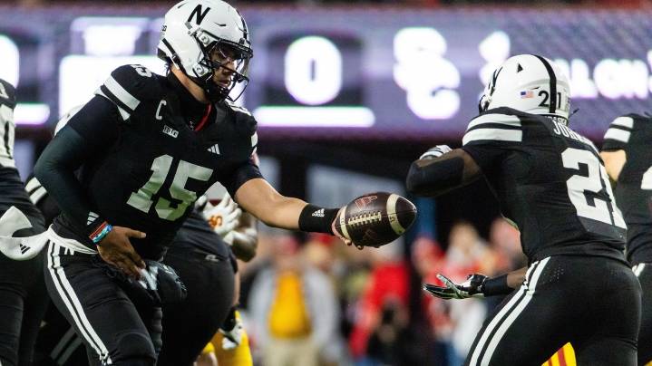 Nebraska QB Dylan Raiola will miss the rest of the season with an injury to his lower right leg