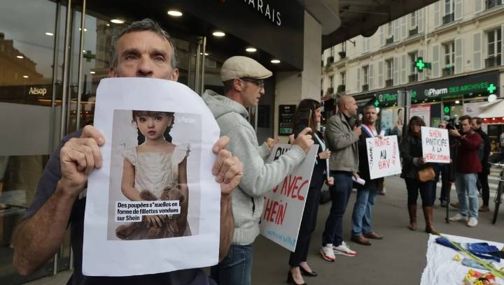 Shein puede ser prohibido en Francia por vender muñecas sexuales con diseños infantiles