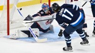Winnipeg beats Columbus 5-2, as Adam Lowry scores 1st goal after return from surgery