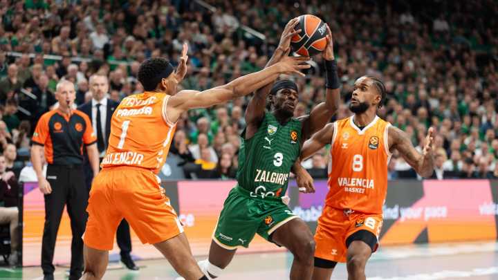 El Zalgiris devora en los tableros al Valencia Basket (86