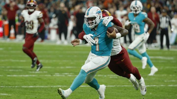 Miami Dolphins vence a Washington Commanders en el Santiago Bernabéu