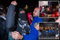 Antisemitic mob descends on historic NYC synagogue -- urging the 'resistance' to 'take another settler out'