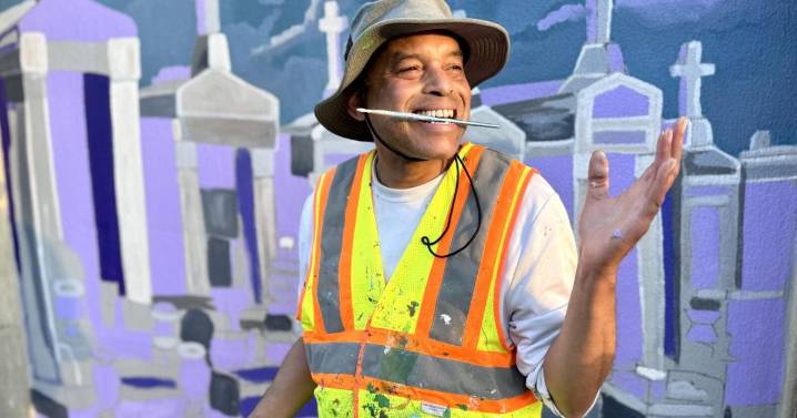 Could artist Jamar Pierre’s Tchoupitoulas Street mural become the longest painting anywhere?