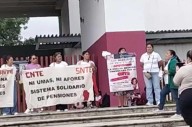 Respaldan maestros de Playa del Carmen paro nacional del CNTE