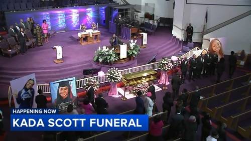 Loved ones gather to remember Kada Scott at Mount Airy funeral service