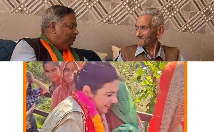 Sat Sharma , Devyani Rana campaign in Nagrota