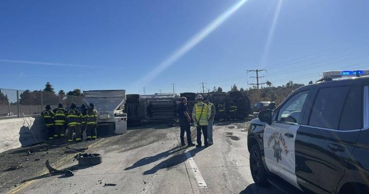 Eastbound Highway 4 in Antioch open after big-rig blocks lanes for hours