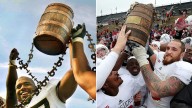 Old Oaken Bucket history, Purdue football Indiana rivalry game trophy