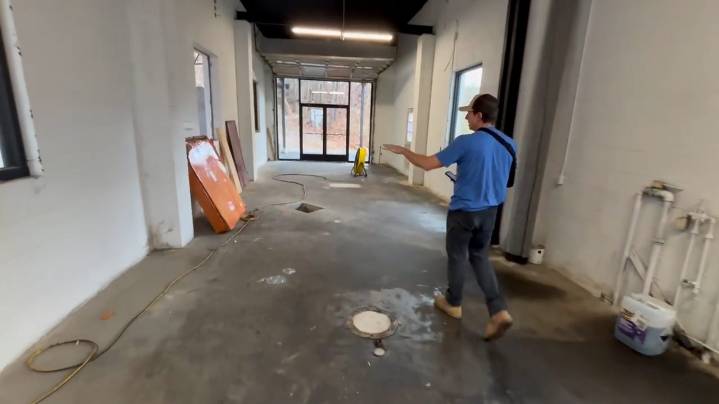 Tour site of future Mars Hill eatery and taproom