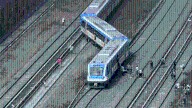 Descarriló un tren en Liniers: 20 heridos