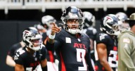 Falcons QB Michael Penix Jr. leaves game after knee injury; Cousins enters