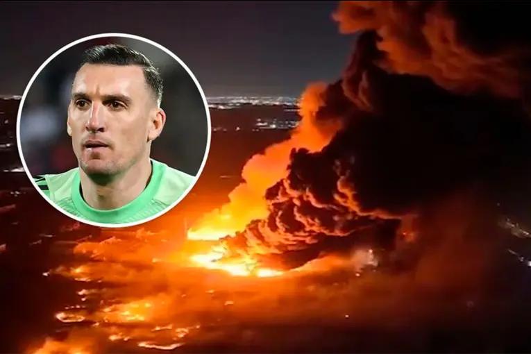 Explosión e incendio en Ezeiza: Armani sufrió daños en su casa y River reprogramó partidos