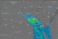 El mapa de cómo avanzan las lluvias y tormentas que afectan a la región central del país