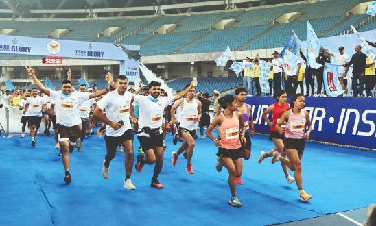 First-ever Sekhon IAF marathon held