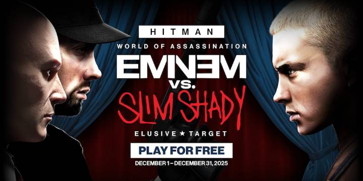 Hitman lanzará una misión gratuita donde Eminem enfrenta a Slim Shady