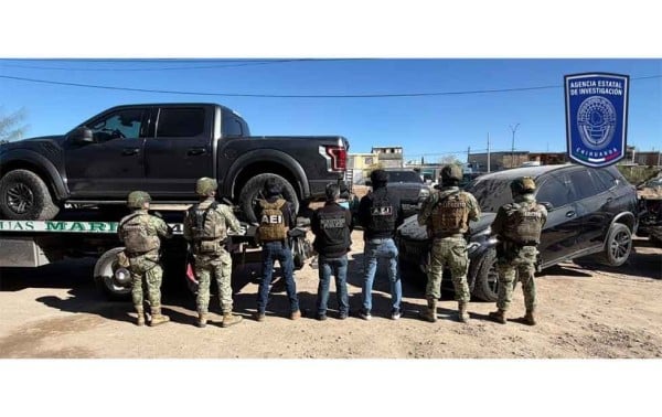 Recuperan dos vehículos robados en cateo