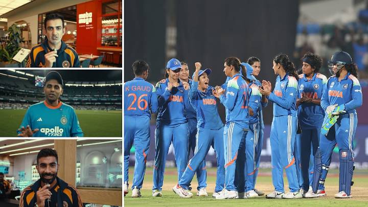 'It's God's Plan, You Just...':  Bumrah, SKY, Gambhir & Men's Squad Wish Good Luck To Women’s Team Before World Cup Final; Video