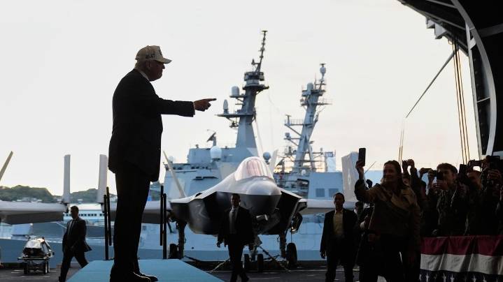 With bombs and bravado, Trump puts his own stamp on Reagan's 'peace through strength' mantle