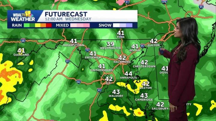 Weather: Dry start before rain moves in to Maryland