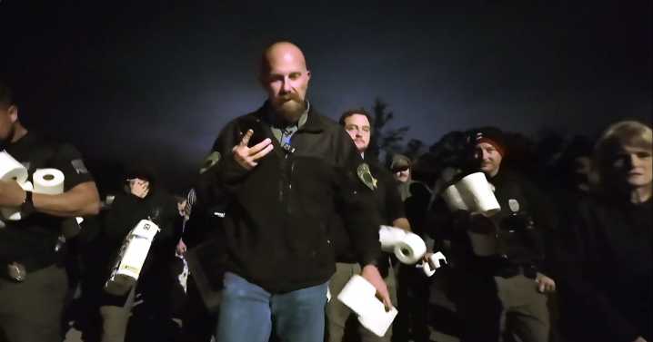 High schoolers in Alabama town spark good-natured Halloween prank war with local police