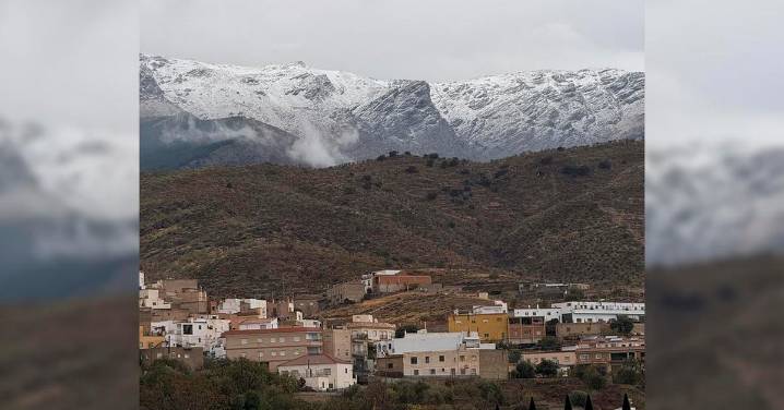 Nieve y mucha lluvia en Almería: manto blanco en Calar Alto, Sierra Nevada y la Sierra de Gádor