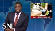 SNLs Weekend Update mocks Donald Trumps tone deaf White House bathroom renovation