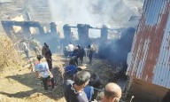 House damaged in Ramsu fire Incident