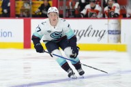 Deadspin | Kraken's Berkly Catton continues NHL learning experience vs. Jackets