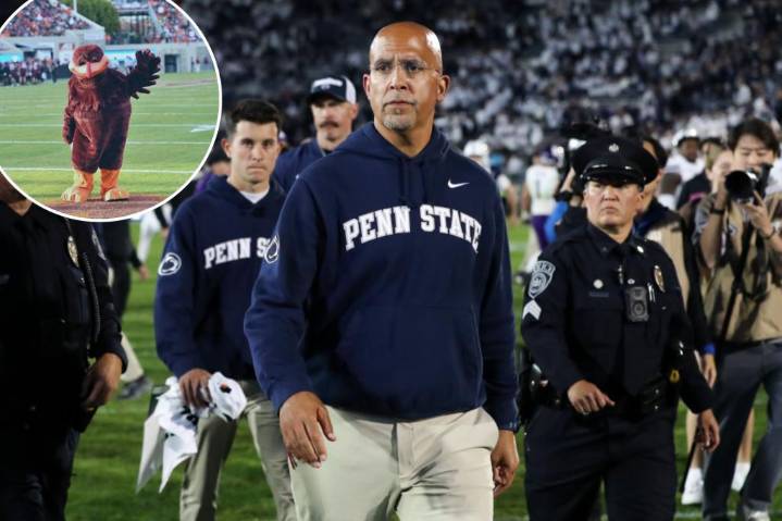 James Franklin in talks to become Virginia Tech coach after Penn State firing