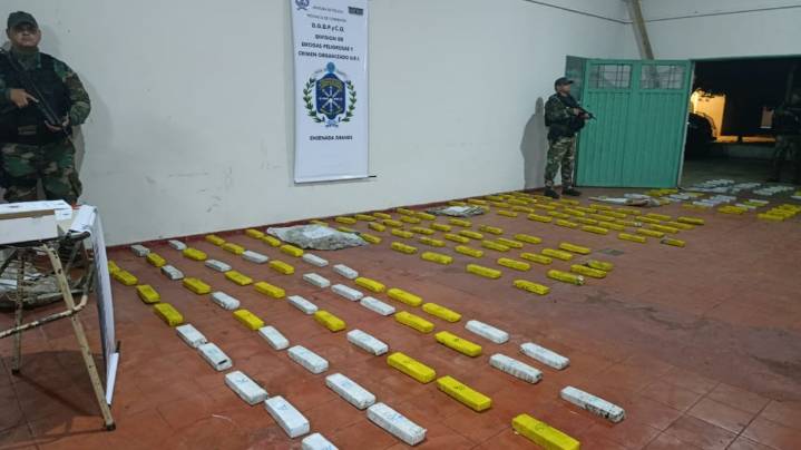 La Policía de Corrientes secuestró más de 127 kilos de marihuana en Itatí con un aforo de $425 millones