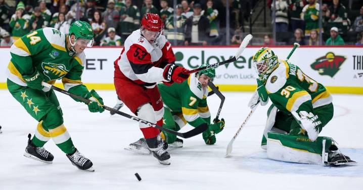 Jesper Wallstedt's dominant goaltending helps lift Wild over Hurricanes, 4