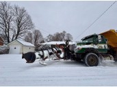 Wind, snow and chill make a capital entrance