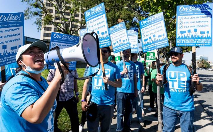 86,000 University of California workers to strike statewide Nov. 17