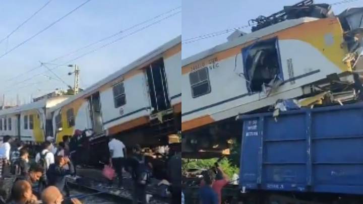 Bilaspur Train Accident: 6 Feared Dead, Several Injured As Korba Express Ploughs Into Goods Train; Haunting Images Of Coaches Atop Freight Carrier Surface