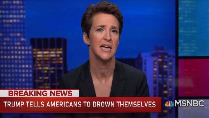 Trump Says To Drink Lots Of Water, Media Reports He Told Everyone To Drown Themselves