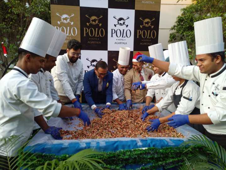 Polo Hotel Agartala  kicks off winter festivities with traditional Christmas cake mixing ceremony