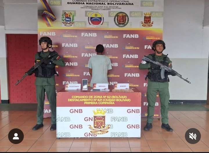 Por microtráfico de drogas arrestaron a hombre en Ciudad Bolívar