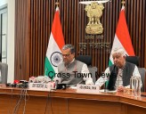 Joint Secretary Jammu Kashmir & Ladakh Affairs in MHA Prashant Lokhande holds Press conference over Nowgam Accidental Blast