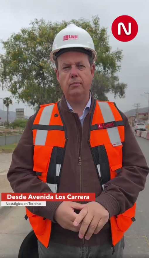 Lavel continúa con trabajos en Avenida Los Carrera