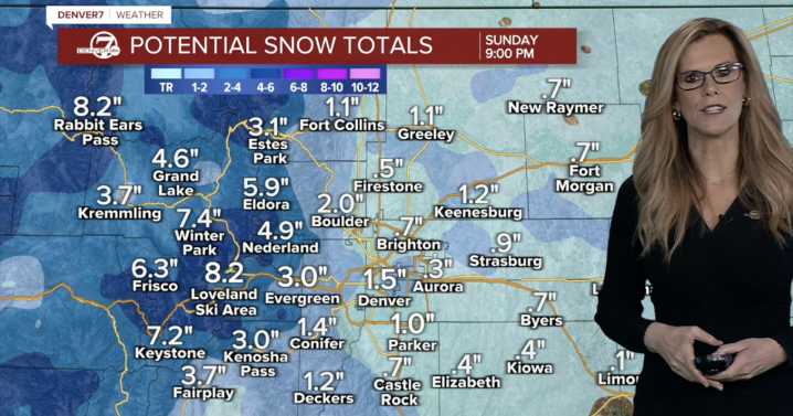 Colorado weather blog: Snow expected overnight in Denver