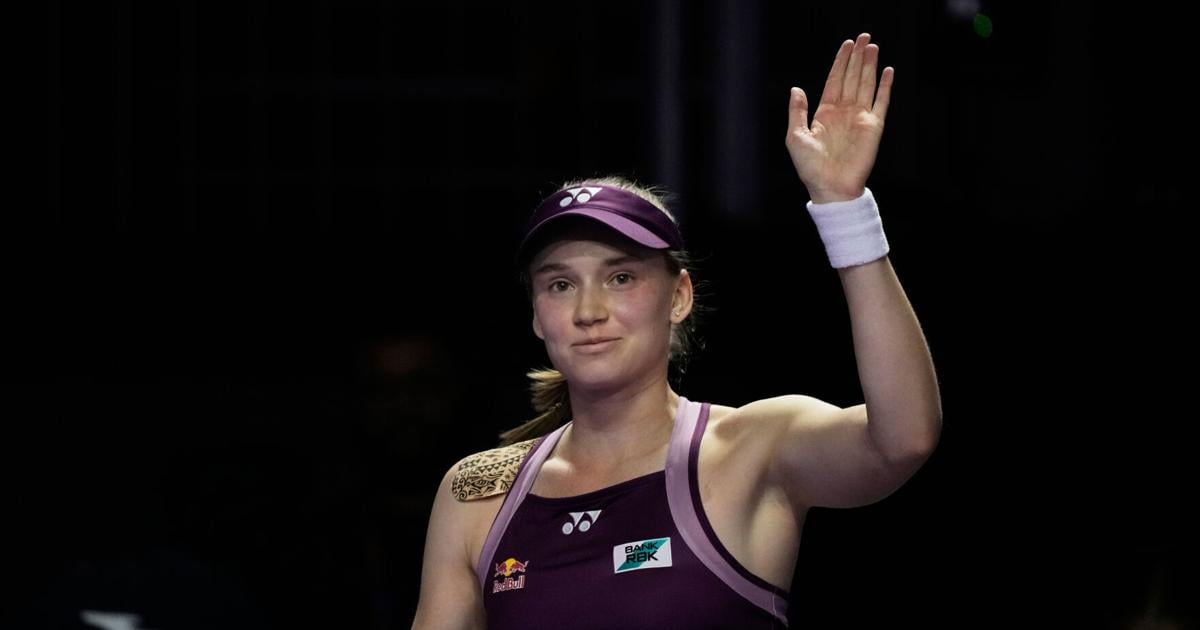 Rybakina beats Pegula and moves into title match at the WTA Finals